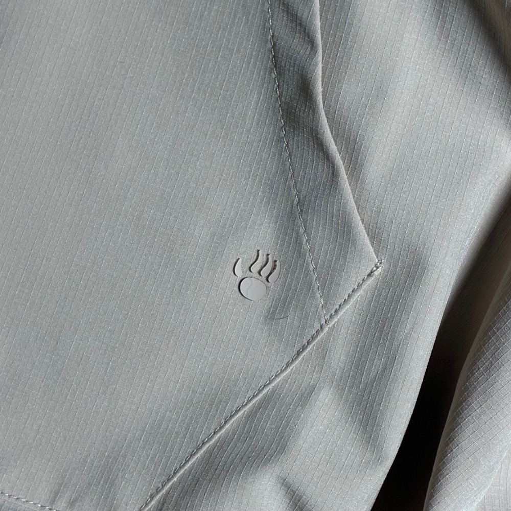 Bearpaw Outdoors Neutral Ripstop Pullover 1/2 Zip Windbreaker Jacket - Picture 5 of 7